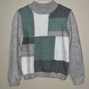 Women’s Alfred Dunner Petite Small Patchwork style Sweater